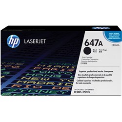 Hp Toner Cartridge Ce260A - 647A Black