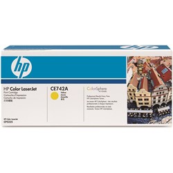 Hp Toner Cartridge Ce742A - 307A Yellow