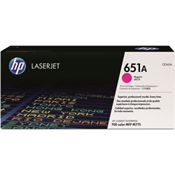 Hp Toner Cartridge Ce343A - 651A Magenta