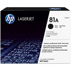 Hp Toner Cartridge Cf281A - 81A  Black