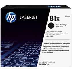 Hp Toner Cartridge Cf281X - 81X Black