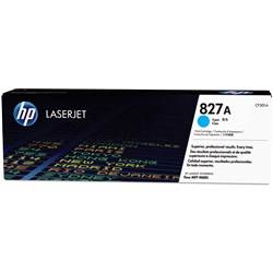 Hp Toner Cartridge Cf301A - 827A Cyan