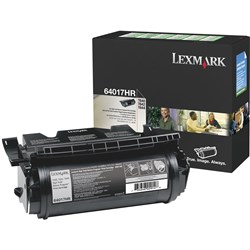 Lexmark Toner Cartridge 64017Hr Black