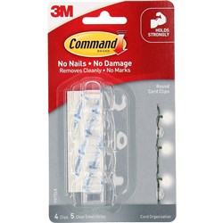 COMMAND CORD ORGANISERS 17017CLR Cord Clips 