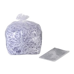 REXEL SHREDDER BAG Plastic AS100 66cm X 77cm Pack of 50