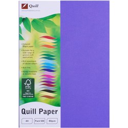 QUILL XL MULTIOFFICE 80GSM A4 PAPER LILAC (500)