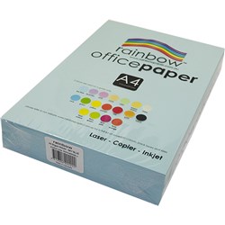 COPY PAPER RAINBOW A4 80GSM SKY BLUE (500)