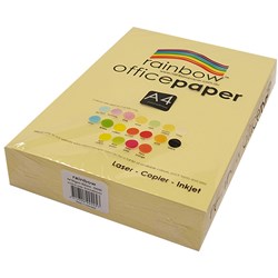 COPY PAPER RAINBOW A4 80GSM SAND (500)