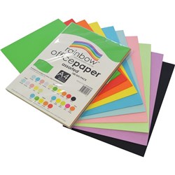 COPY PAPER RAINBOW A4 ASSORTED (100)