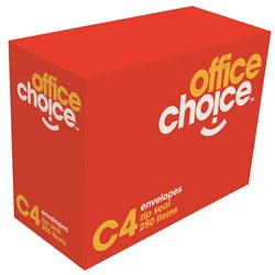 ENVELOPE 324*229 C4 OFFICE CHOICE WHITE (250)