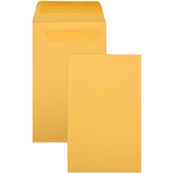 Envelope Seed 7 145*90 Gold Self Seal Bx500