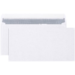 CUMBERLAND ENVELOPE LASER DL Strip Seal Plain Secretive White Box of 500