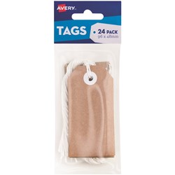 Avery Tag It Durable Tabs Shipping Tag Brown Kraft