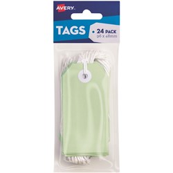 Avery Tag It Durable Tabs Shipping Tag Green