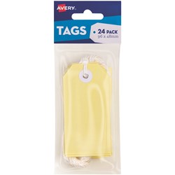 Avery Tag It Durable Tabs Shipping Tag #3 Yellow