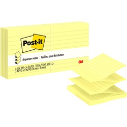 POST IT R335-6YL LINED POP UP 76*76 PK6