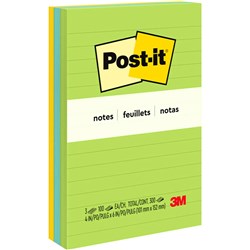 POST IT 660-3AU ULTRA LINED (3) 98*149