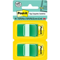 POST IT FLAG 680-GN2 GREEN TWIN PK