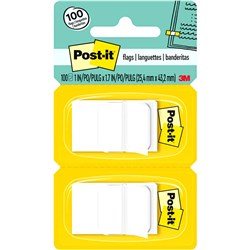 POST IT FLAG 680-WE2 WHITE TWIN PK