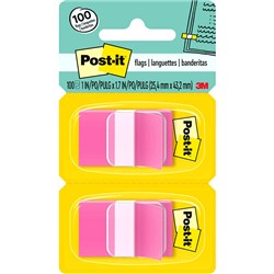Post It Flag 680-Bp2 Bright Pink Twin Pk
