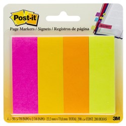 POST IT 671-4AF PAGE MARKER NEON 22*72 (4)