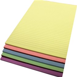 Pad A4 Bank Quill Assorted 5Pk