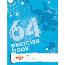 OFFICE CHOICE EXERCISE BOOK 225mm x 175mm 64 Page  