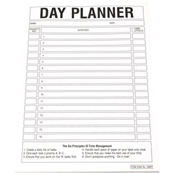 QUILL A4 PLANNER PADS Day Planner 70GSM 50 Leafs