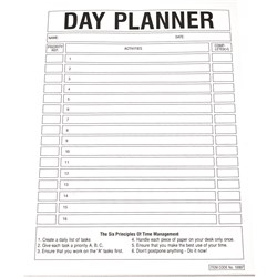 Quill A4 Planner Pads Day Planner 70Gsm 50 Leafs