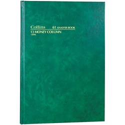 COLLINS ANALYSIS 61 SERIES A4 13 Money Column Green 