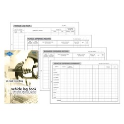 ZIONS VLER VEHICLE LOG BOOK Vehicle Log & Expense180X110mm 