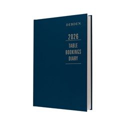 Debden Table Bookings Diary 2 Pages To A Day A4 Blue