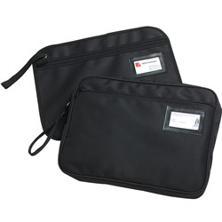 Marbig Zippered Fabric Convention Satchel