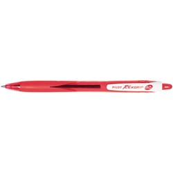 PILOT BEGREEN REXGRIP Retractable Ballpoint Pen Medium 1mm Red