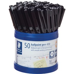 STAEDTLER STICK MEDIUM BLACK CUP (50)