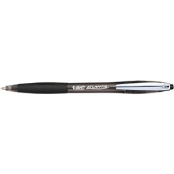 Bic Atlantis Ballpoint Pen Retractable Black