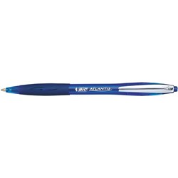 Bic Atlantis Ballpoint Pen Retractable Blue