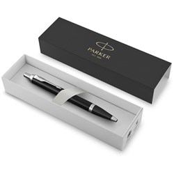 PARKER IM BALLPOINT PEN Retractable Black Chrome Trim