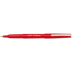 Pilot Fineliner Red
