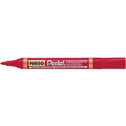 Pentel Permanent Marker N850 Bullet Red