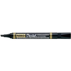 Pentel Permanent Marker N860 Chisel Black