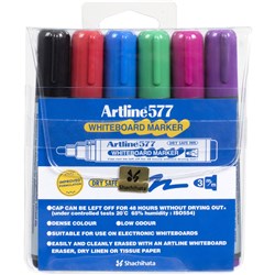 Artline 577 Whiteboard Marker Pk.6 Asstd