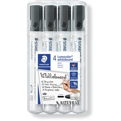 STAEDTLER 351 WHITEBOARD BLACK  *WALLET 4*