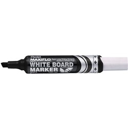 Pentel Mwl6 Maxiflo Whiteboard Marker Chisel Black