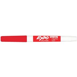 Expo Whiteboard Marker 1.4Mm Fine Red Each