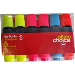 Office Choice Highlighter Assorted (6)