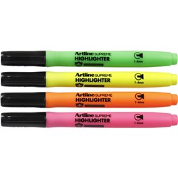 Artline Supreme Highlighter 4 Assorted