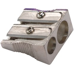 Pencil Sharpener Metal Double