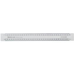 RULER SCALE ACADEMY 300MM961 80-1AS