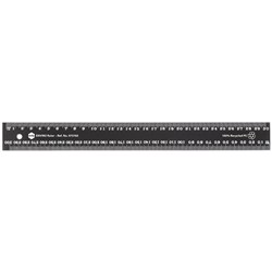 RULER 30CM ENVIRO BLACK